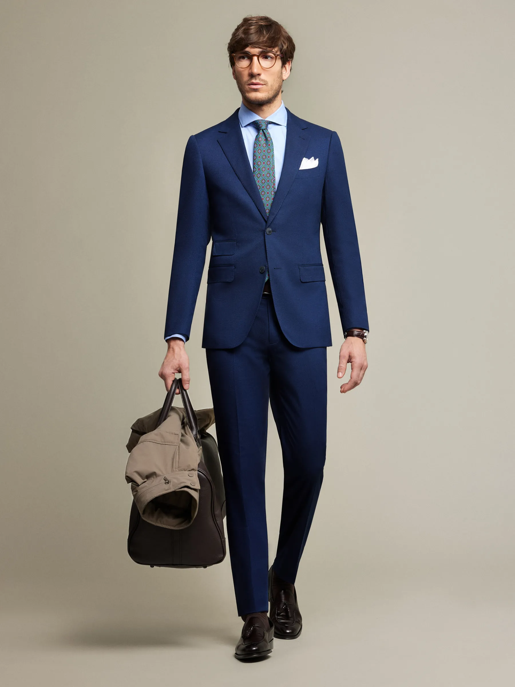 Trajes|Trajes<Alvaro Moreno AMERICANA BIRDEYE Azul Marino