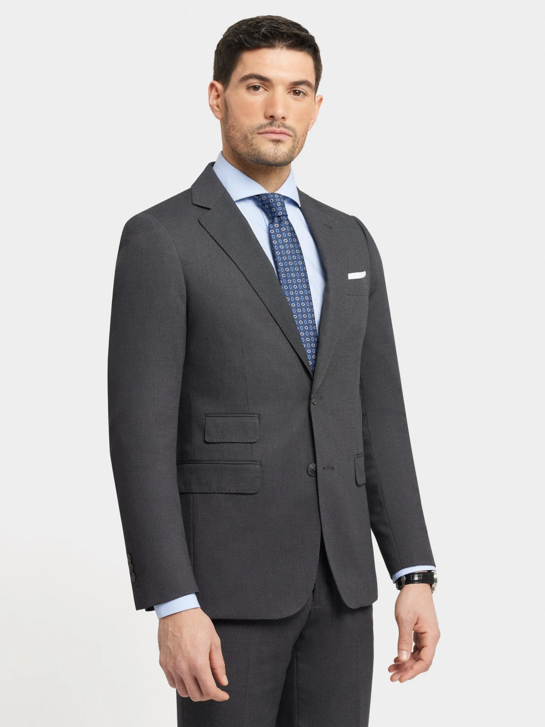 Trajes|Trajes<Alvaro Moreno AMERICANA BIRDEYE Gris