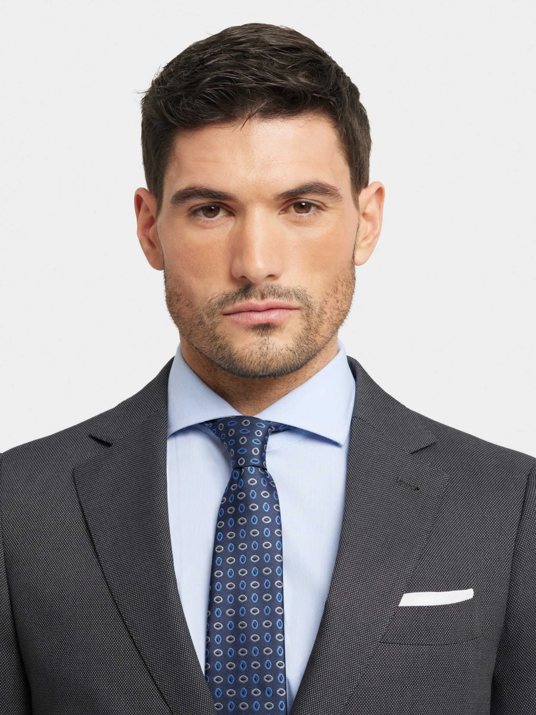 Trajes|Trajes<Alvaro Moreno AMERICANA BIRDEYE Gris