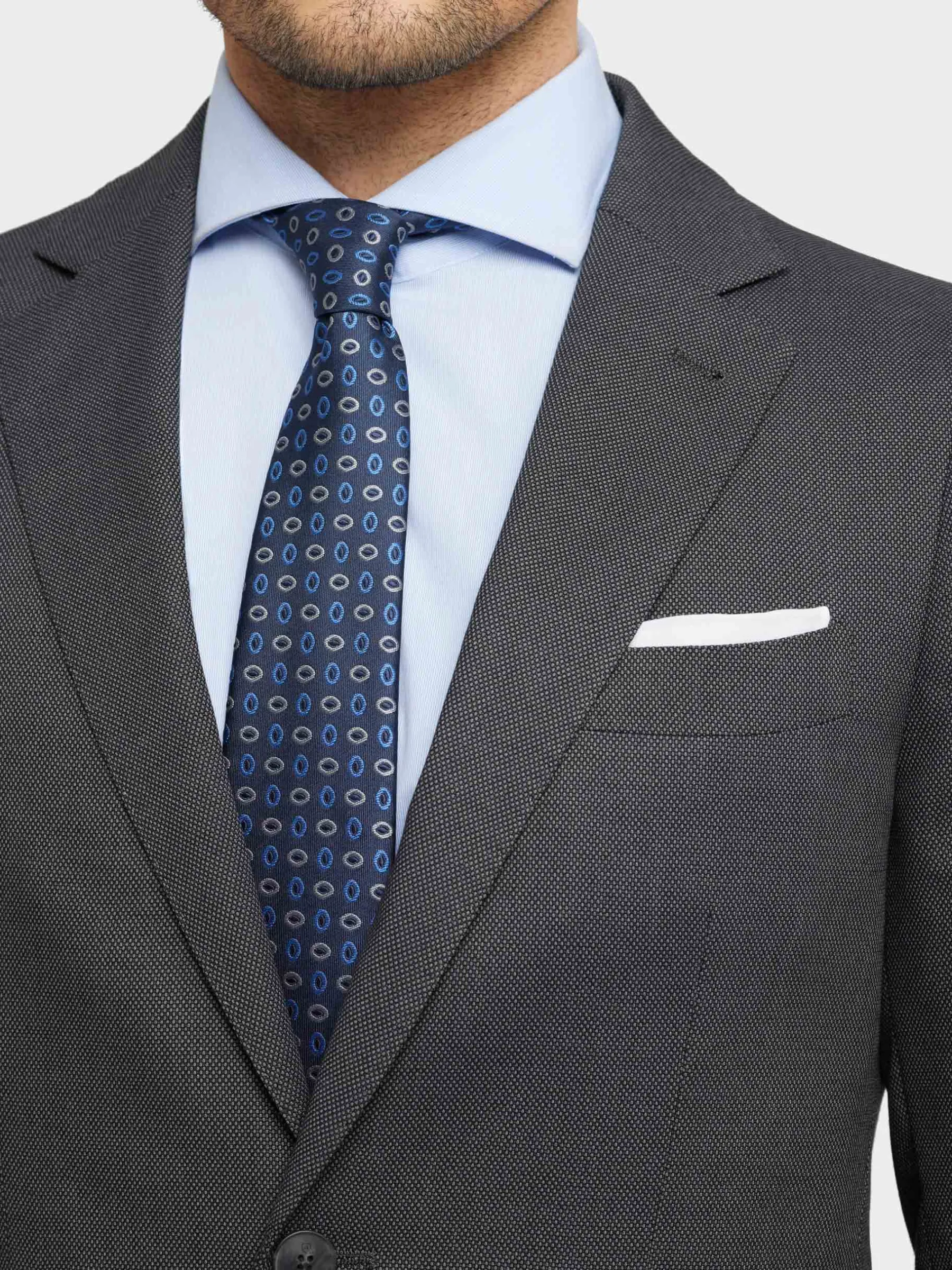 Trajes|Trajes<Alvaro Moreno AMERICANA BIRDEYE Gris