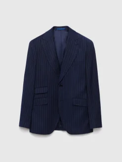 Trajes|Trajes<Alvaro Moreno AMERICANA CAPO DIPLO Azul Marino