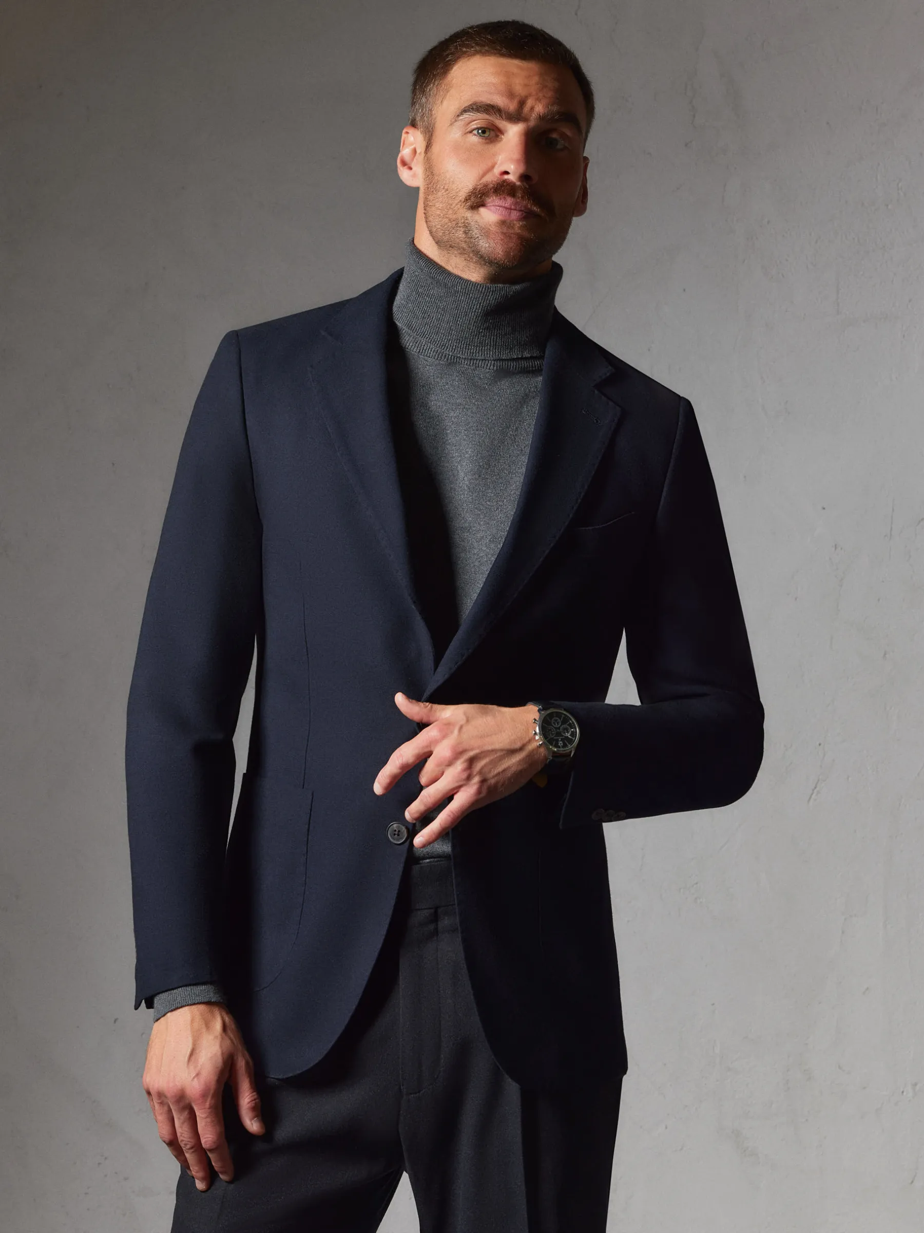 Americanas<Alvaro Moreno AMERICANA CLASSIC TWILL Azul Marino