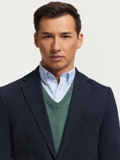 Americanas<Alvaro Moreno AMERICANA COTTON Azul Marino