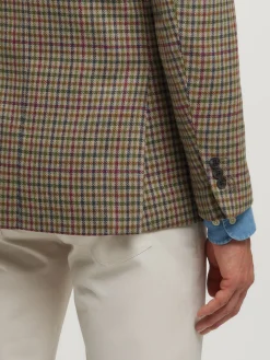 Americanas<Alvaro Moreno AMERICANA CUADRO HARRIS Verde