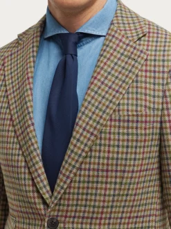 Americanas<Alvaro Moreno AMERICANA CUADRO HARRIS Verde