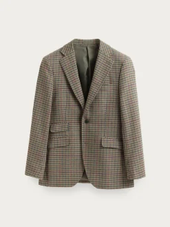 Americanas<Alvaro Moreno AMERICANA CUADRO HARRIS Verde