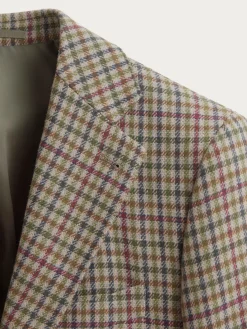 Americanas<Alvaro Moreno AMERICANA CUADRO HARRIS Verde