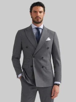 Trajes|Trajes<Alvaro Moreno AMERICANA DUOMO CRUZADO Gris