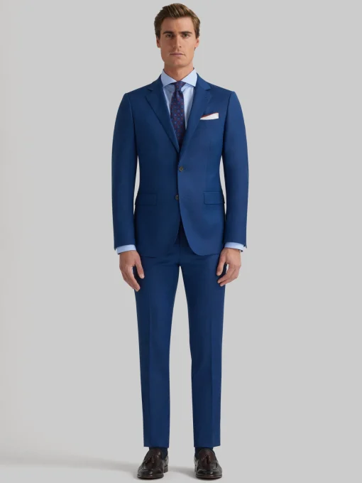 Trajes|Trajes<Alvaro Moreno AMERICANA FIL A FIL Azul