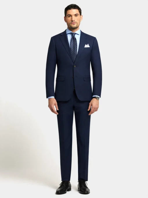 Trajes|Trajes<Alvaro Moreno AMERICANA FIL A FIL Azul Marino