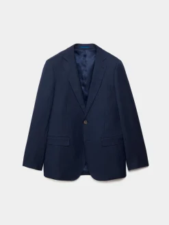 Trajes|Trajes<Alvaro Moreno AMERICANA FIL A FIL Azul Marino