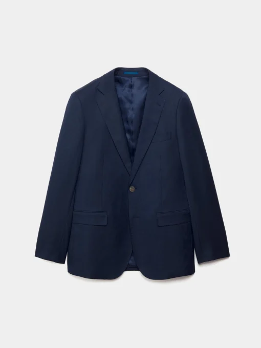 Trajes|Trajes<Alvaro Moreno AMERICANA FIL A FIL Azul Marino