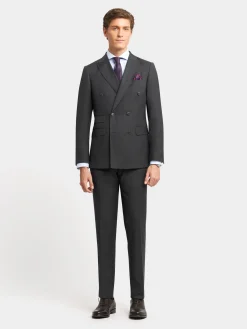 Trajes|Trajes<Alvaro Moreno AMERICANA FIL A FIL CRUZADO Gris