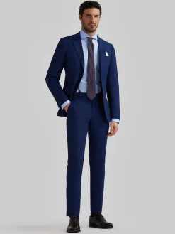 Trajes|Trajes<Alvaro Moreno AMERICANA GALES SLIM Azul