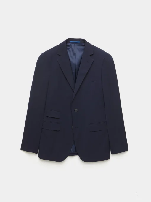 Trajes|Trajes<Alvaro Moreno AMERICANA PLAIN SLIM Azul Marino