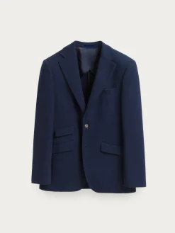 Americanas<Alvaro Moreno AMERICANA PUNTO ESTRUCTURA Azul Marino