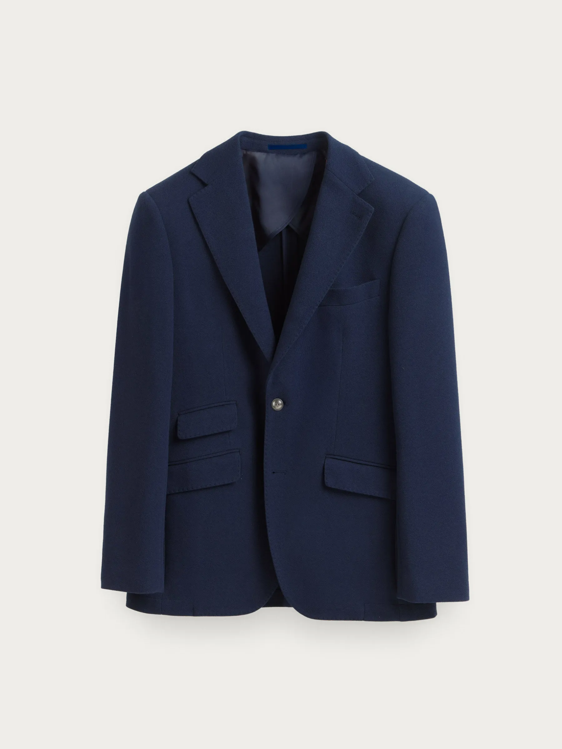 Americanas<Alvaro Moreno AMERICANA PUNTO ESTRUCTURA Azul Marino