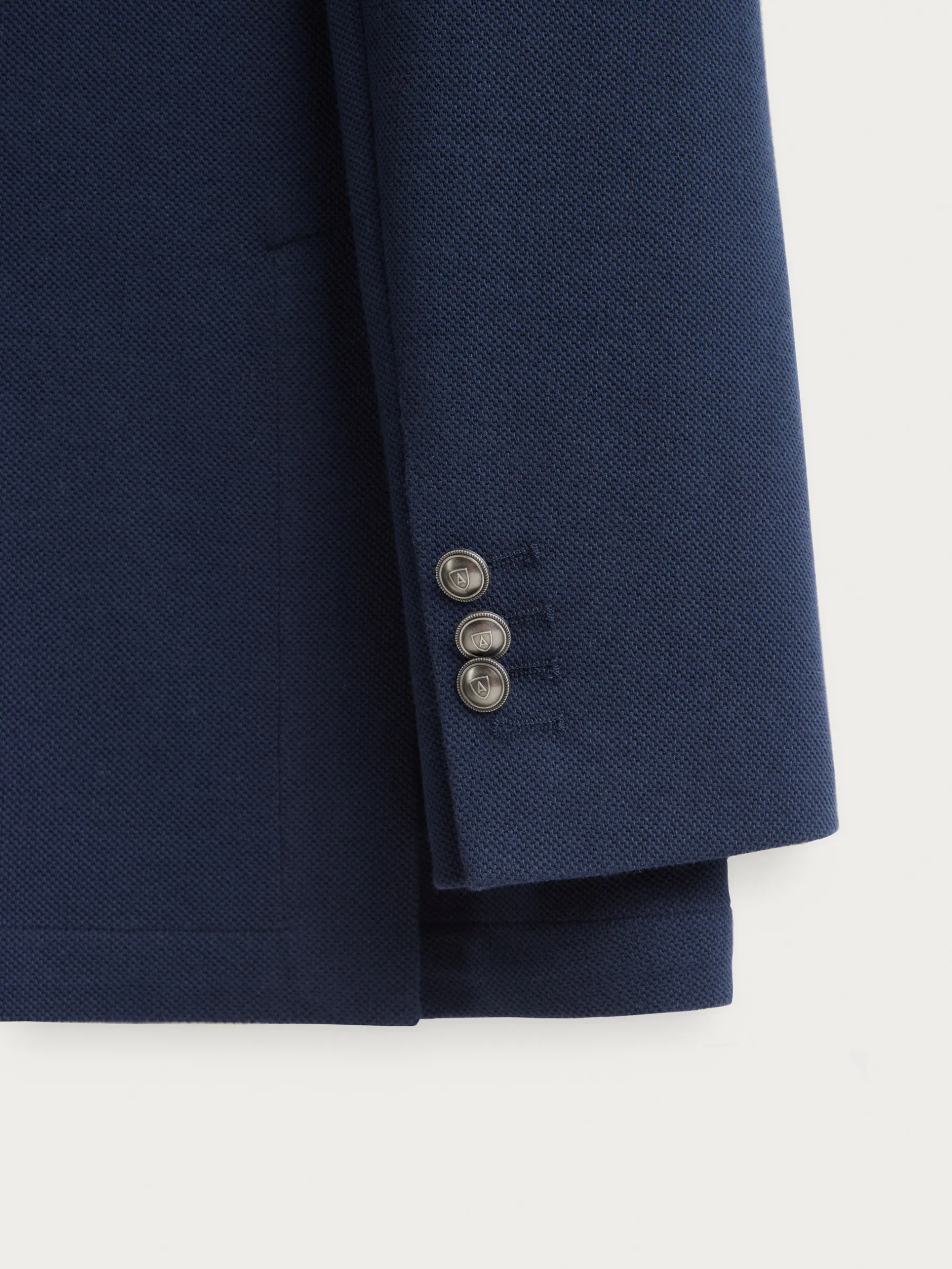 Americanas<Alvaro Moreno AMERICANA PUNTO ESTRUCTURA Azul Marino