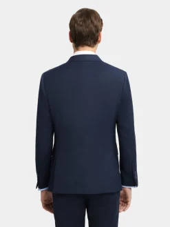 Trajes|Trajes<Alvaro Moreno AMERICANA TWILL CRUZADO Azul Marino