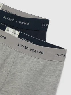 Ropa Interior<Alvaro Moreno BOXER BASIC Azul Marino