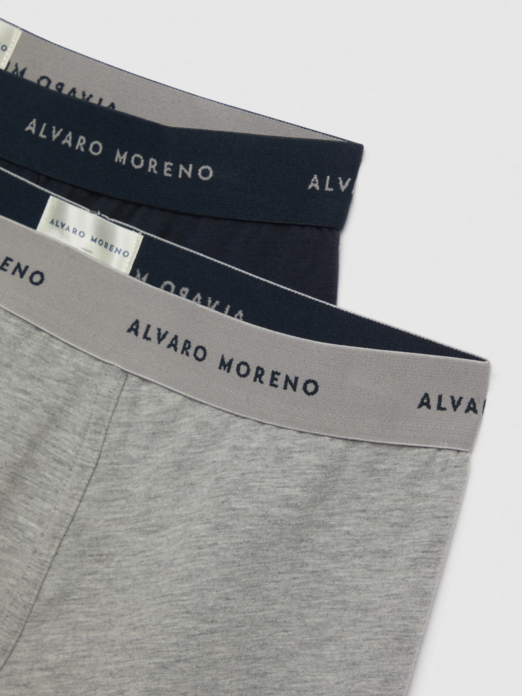 Ropa Interior<Alvaro Moreno BOXER BASIC Azul Marino