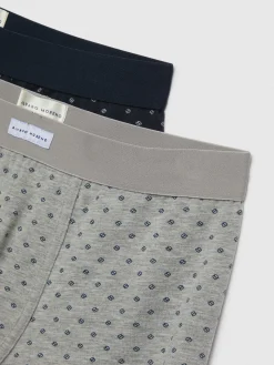 Ropa Interior<Alvaro Moreno BOXER GRAIN Azul Marino