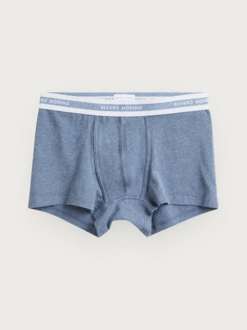 Ropa Interior<Alvaro Moreno BOXER MELANGE Gris