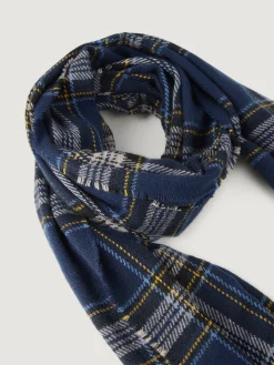 Bufandas<Alvaro Moreno BUFANDA CHECKS Azul Marino