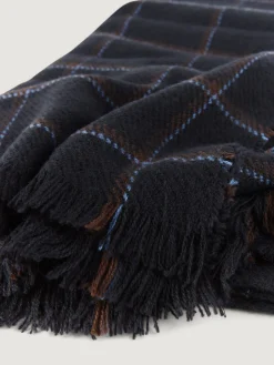 Bufandas<Alvaro Moreno BUFANDA CHECKS Azul Marino