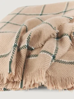 Bufandas<Alvaro Moreno BUFANDA CHECKS MARRÓN Marrón