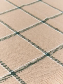 Bufandas<Alvaro Moreno BUFANDA CHECKS MARRÓN Marrón