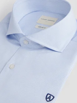 Camisas Vestir|Camisas Vestir<Alvaro Moreno CAMISA COMFORT CHECKS Celeste