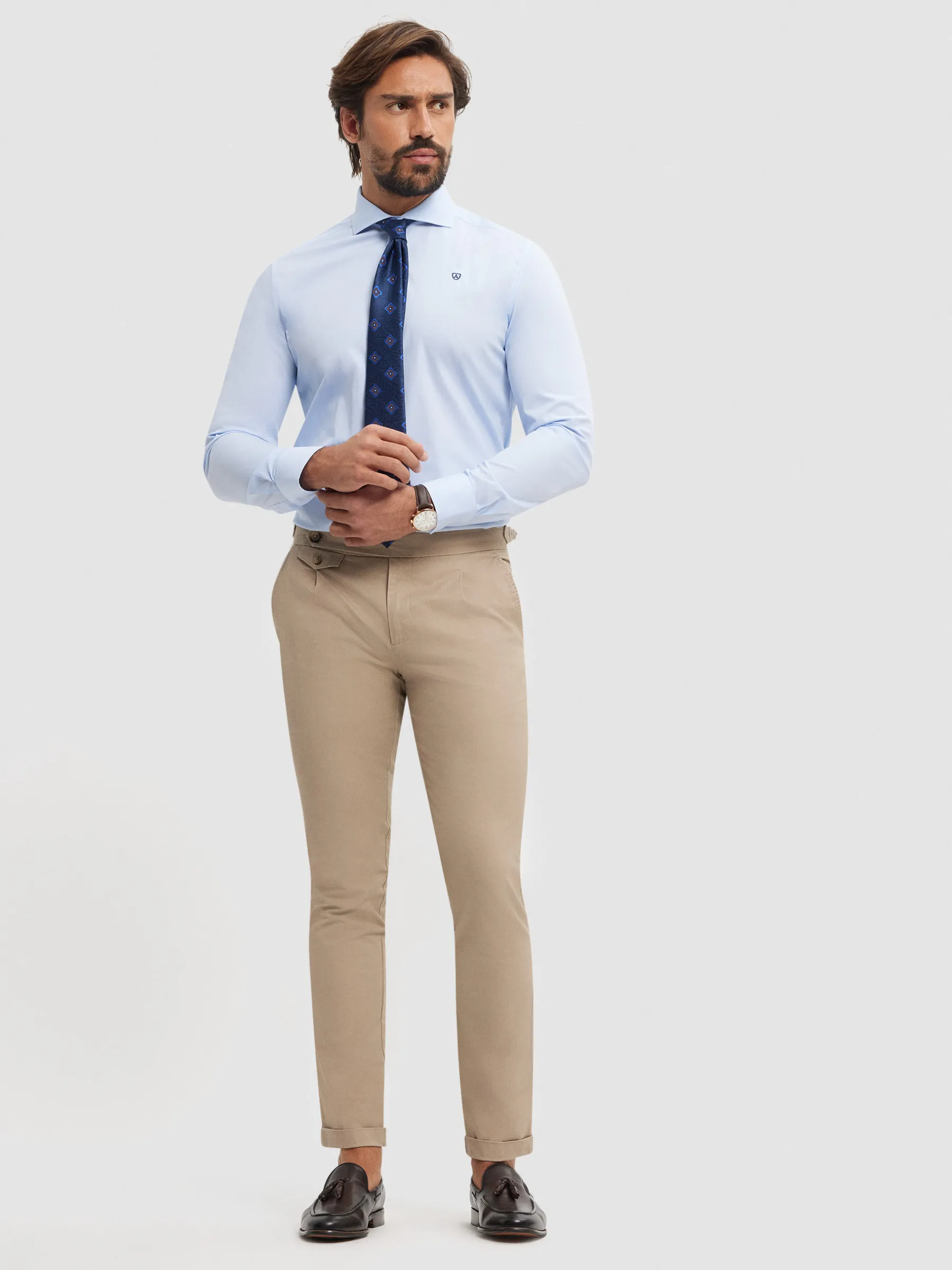 Camisas Vestir|Camisas Vestir<Alvaro Moreno CAMISA COMFORT FIL A FIL Celeste