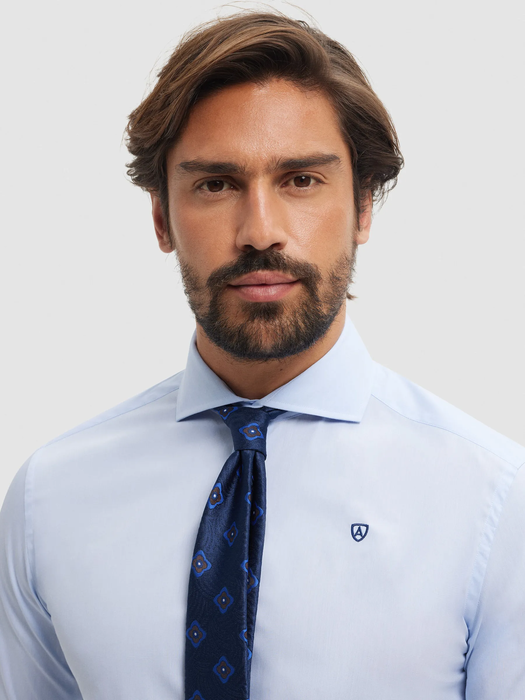 Camisas Vestir|Camisas Vestir<Alvaro Moreno CAMISA COMFORT FIL A FIL Celeste
