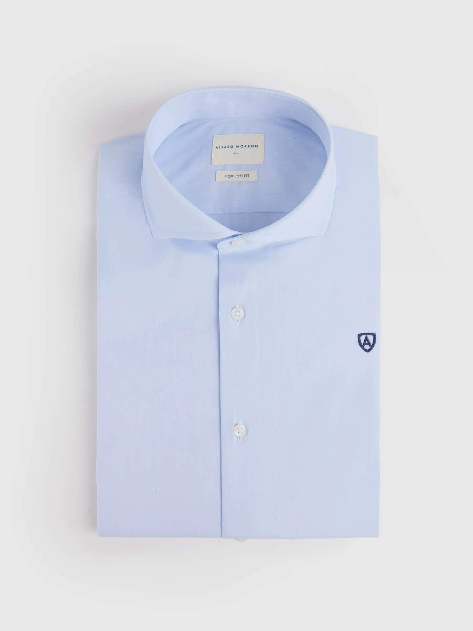 Camisas Vestir|Camisas Vestir<Alvaro Moreno CAMISA COMFORT FIL A FIL Celeste