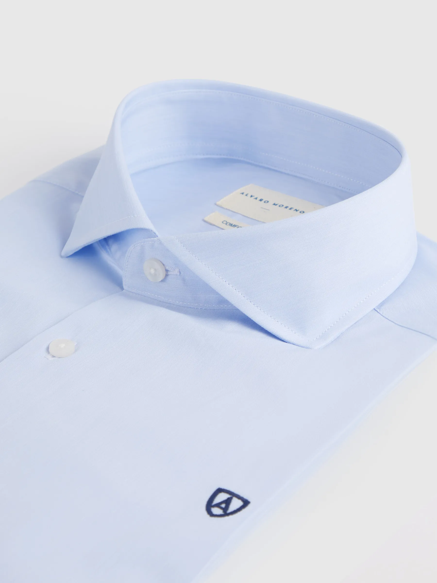 Camisas Vestir|Camisas Vestir<Alvaro Moreno CAMISA COMFORT FIL A FIL Celeste