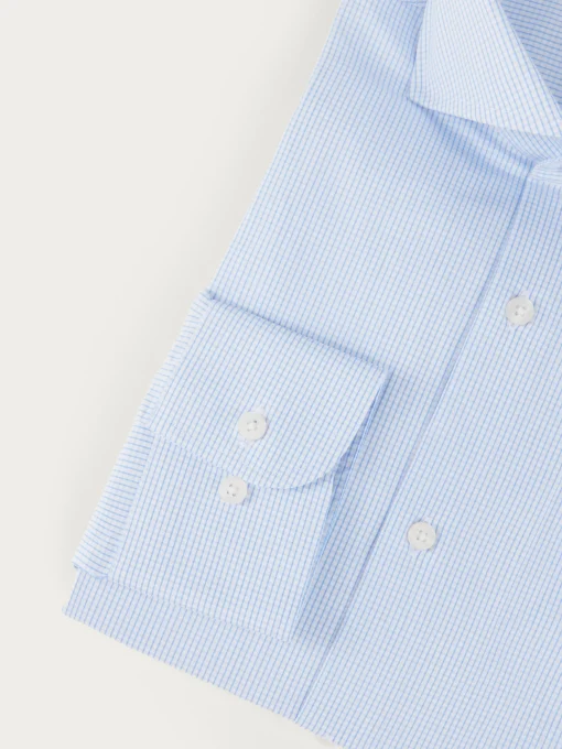 Camisas Vestir|Camisas Vestir<Alvaro Moreno CAMISA COMFORT MICROCUADRO Celeste