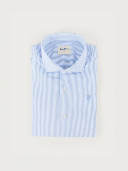 Trajes - Vestir|Camisas<Alvaro Moreno CAMISA COMFORT RAYAS KIDS Celeste