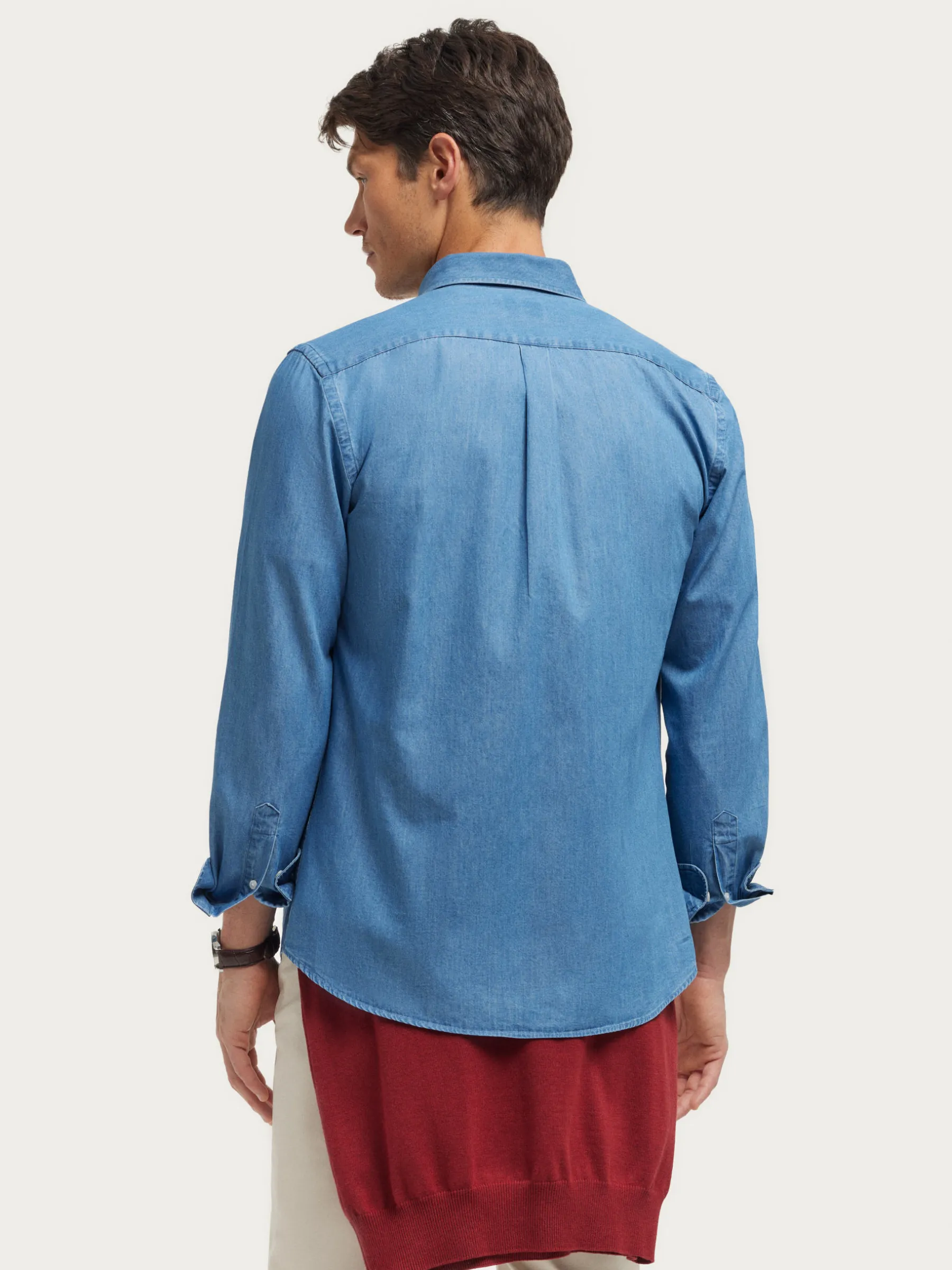 Casual<Alvaro Moreno CAMISA DENIM B.DOWN Azul