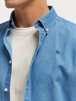 Casual<Alvaro Moreno CAMISA DENIM B.DOWN Azul