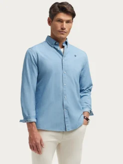 Casual<Alvaro Moreno CAMISA DENIM B.DOWN Celeste