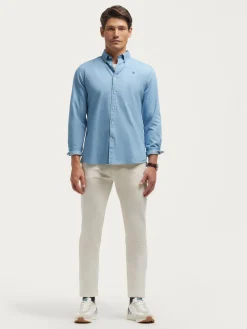 Casual<Alvaro Moreno CAMISA DENIM B.DOWN Celeste