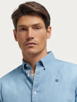 Casual<Alvaro Moreno CAMISA DENIM B.DOWN Celeste