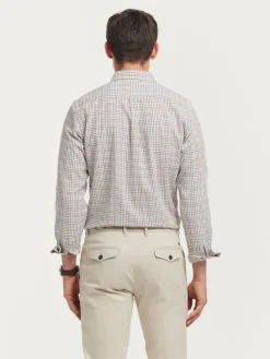 Franela<Alvaro Moreno CAMISA FLANNEL CHECKS Burdeos