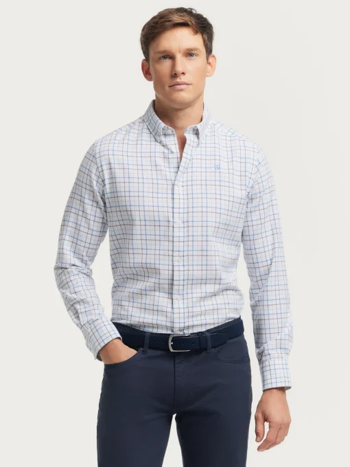 Franela<Alvaro Moreno CAMISA FLANNEL CHECKS Verde