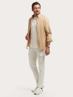 Franela<Alvaro Moreno CAMISA FLANNEL TWILL Camel