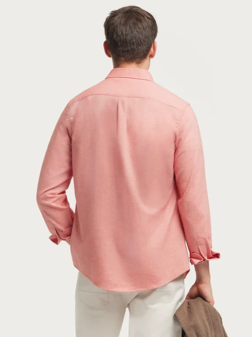Franela<Alvaro Moreno CAMISA FLANNEL TWILL Coral