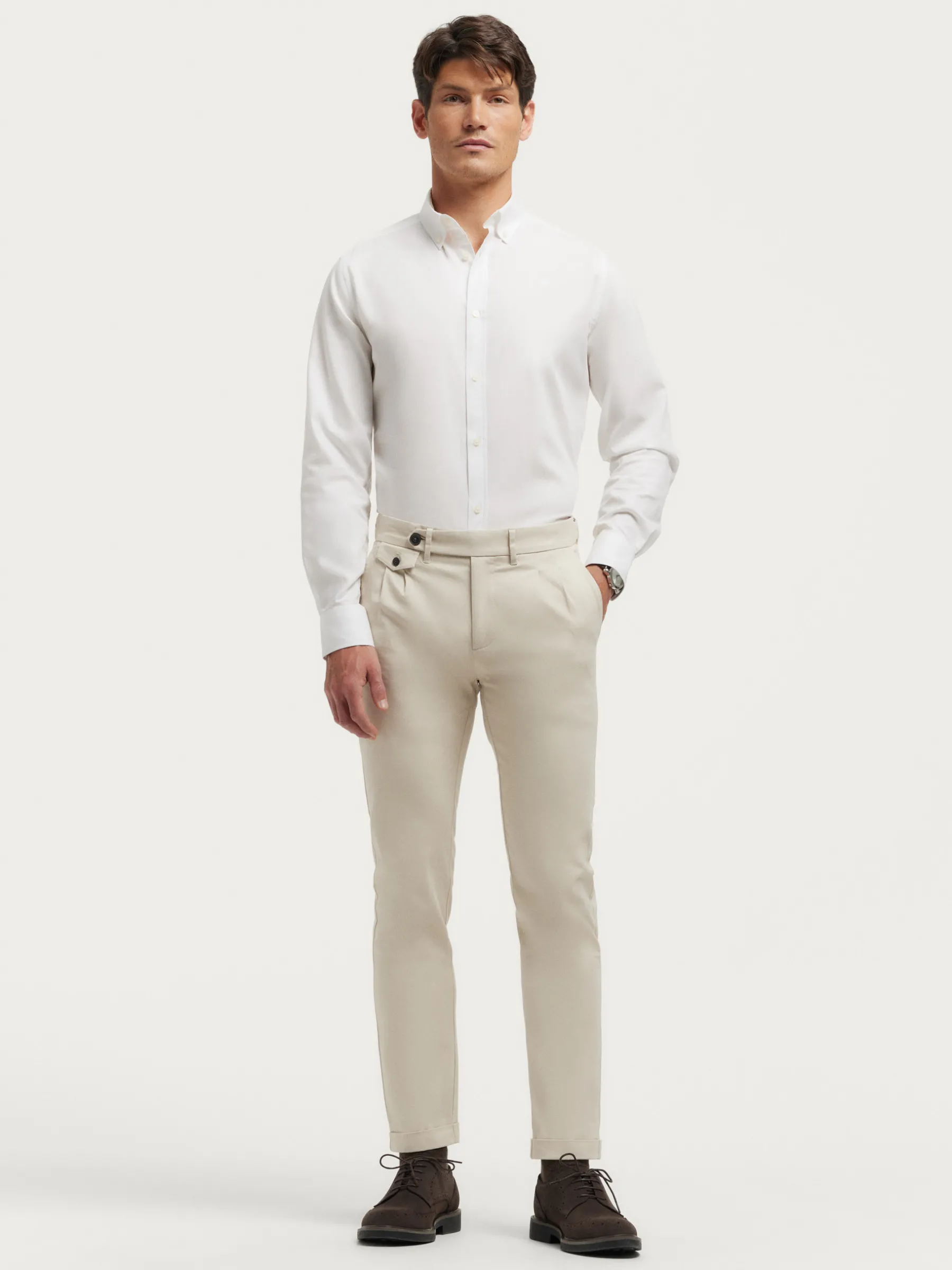 Casual<Alvaro Moreno CAMISA MICROESPIGA Blanco