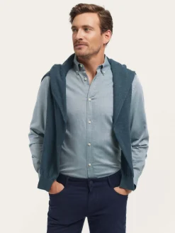 Casual<Alvaro Moreno CAMISA MICROESPIGA Verde
