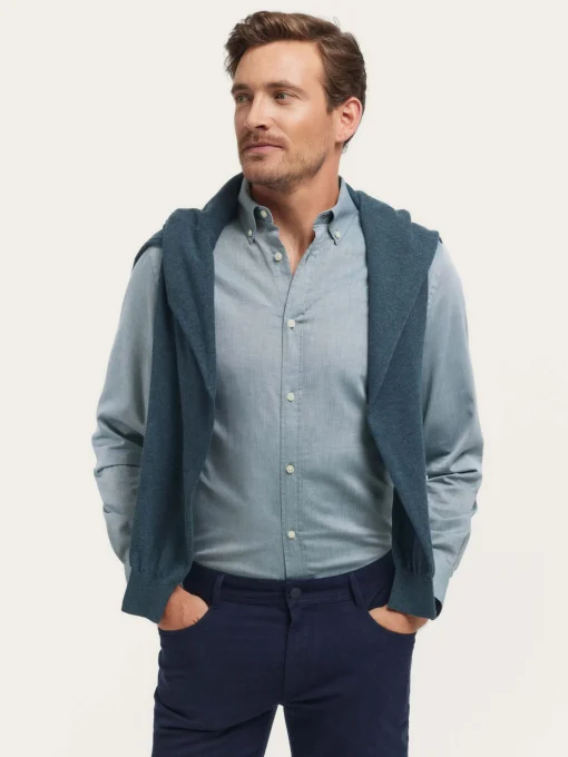 Casual<Alvaro Moreno CAMISA MICROESPIGA Verde
